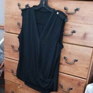 Elegant Black Sleeveless Top